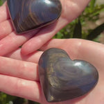Brown Sheen Obsidian Crystal Heart