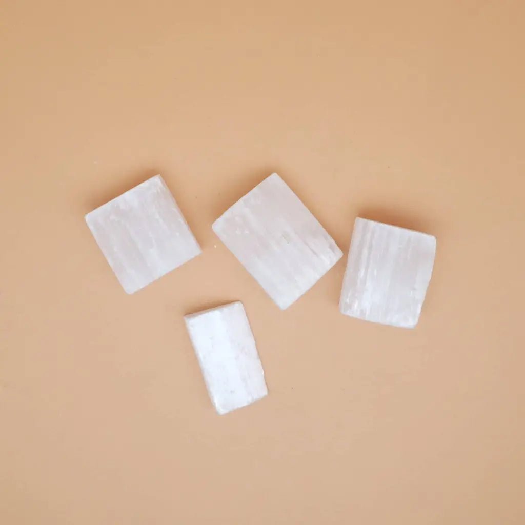 Selenite Square Crystal Stone - Crystals