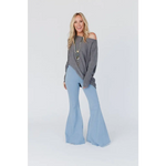 Bell Bottom Jeans - Light Denim