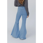 Bell Bottom Jeans - Light Denim