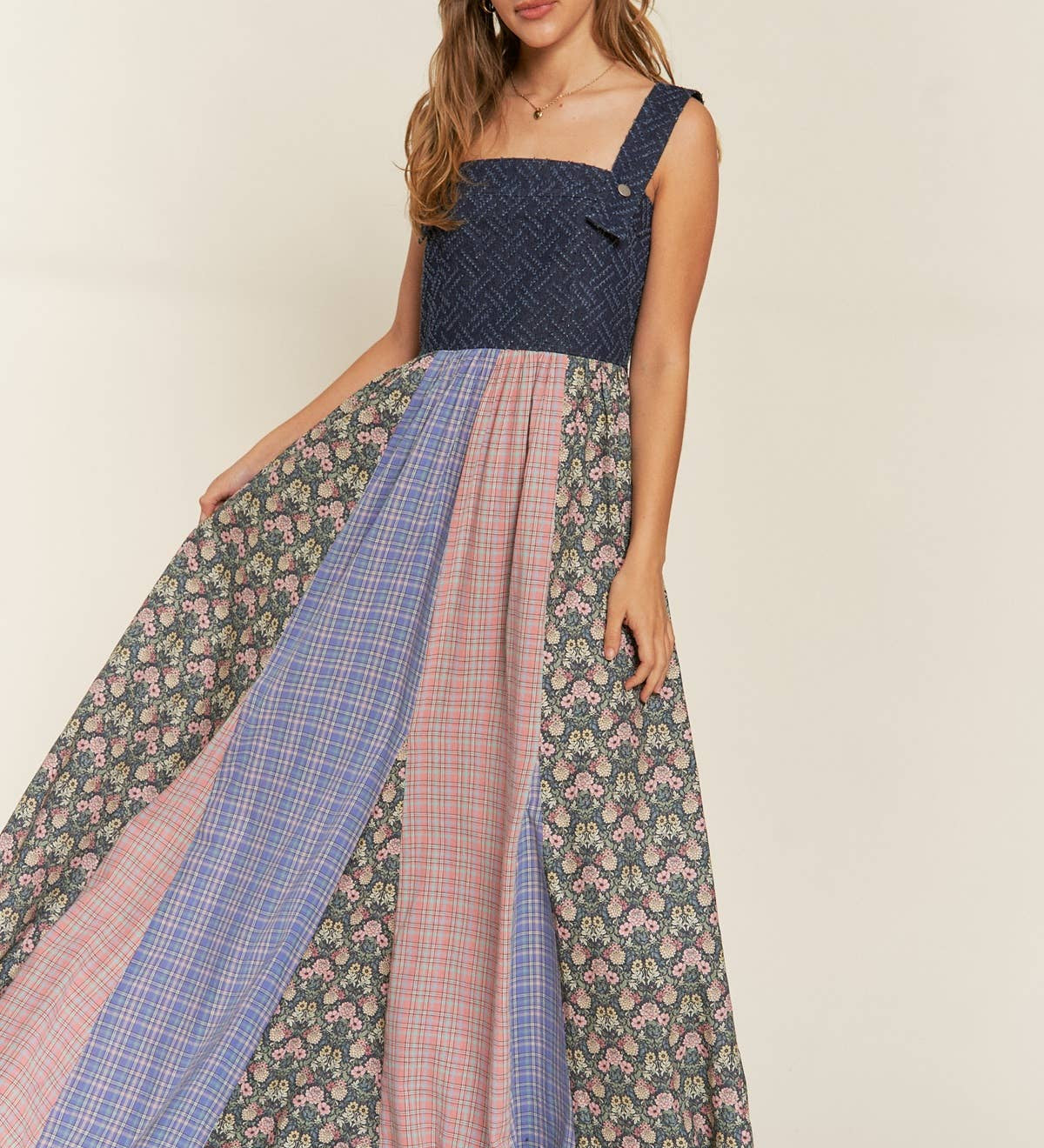 Suspender Maxi Dress