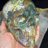 Ocean Jasper Healing Crystal Skull