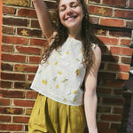 Sunshine Bloom Woven Sleeveless Top