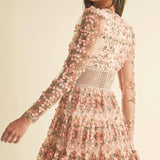 Floral Lace Mini Dress