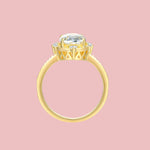 White Topaz Ring