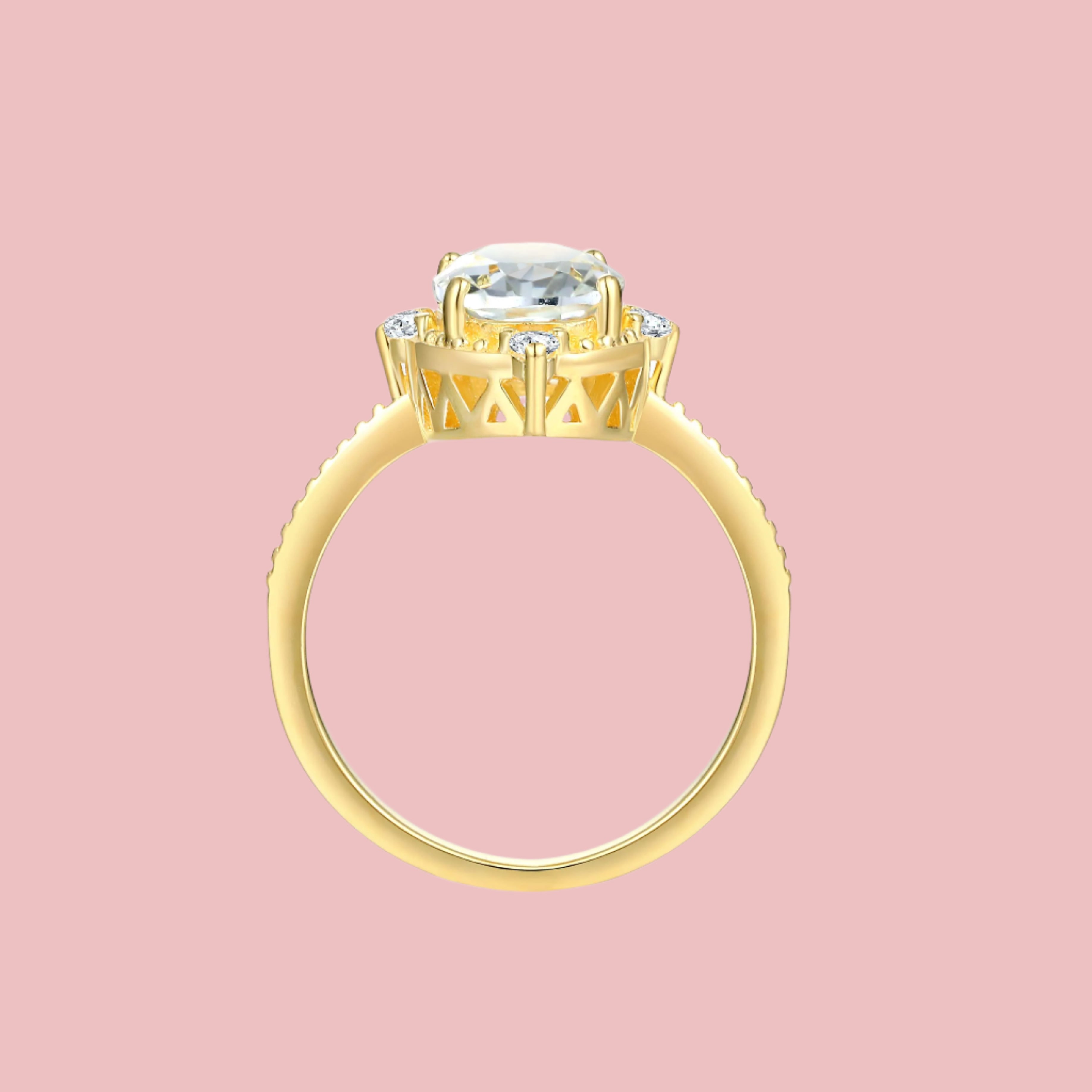 White Topaz Ring