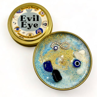 Evil Eye Tin Candle