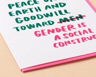 Goodwill/Gender is a Social Construct Christmas Card