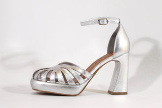 Disco Platform Holiday Leather Heels