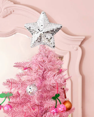 Disco Star Tree Topper - Christmas Tree Topper