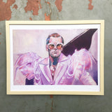 Elton John Art Print 12x16