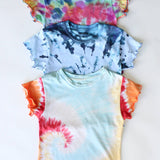 Tie Dye Baby Tee – Upcycled Vintage Graphic Tee