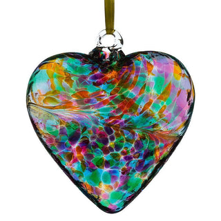 Glass Friendship Heart 12cm