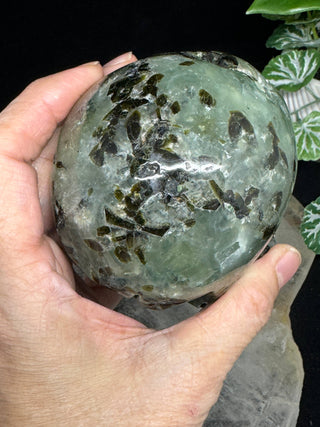 Prehnite Crystal Skull 