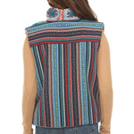 Crochet Mandala Fleece Lined Vest 