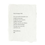 Dear Younger Self Art Print