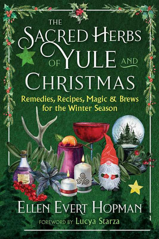 The “Sacred Herbs of Yule” book on a white background.