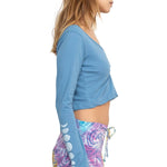 Moon Phases Cinched-Front Top