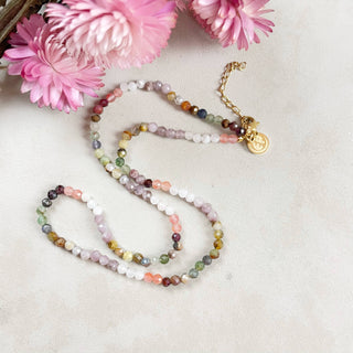 Garden Gemstone Beaded Necklace