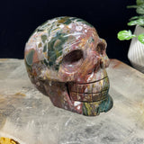 Crystal Skull - Ocean Jasper