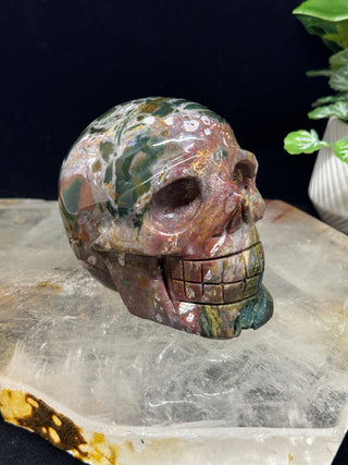 Crystal Skull - Ocean Jasper