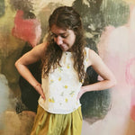 Sunshine Bloom Woven Sleeveless Top