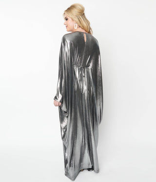 Silver Batwing Disco Caftan