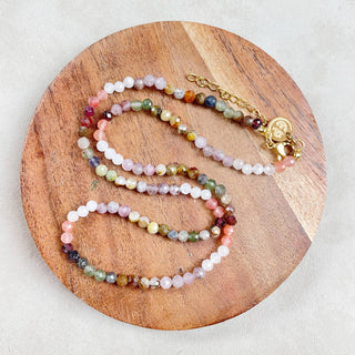 Garden Gemstone Beaded Necklace