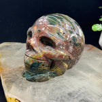 Crystal Skull - Ocean Jasper