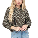 Crochet Mandala Bomber Jacket