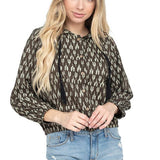 Crochet Mandala Bomber Jacket