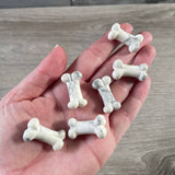 Gemstone Small Dog Bone Figurine