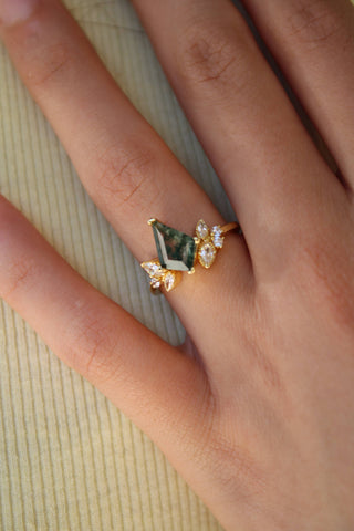 Moss Agate Ring