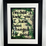 For Good Lyrics Wicked Art