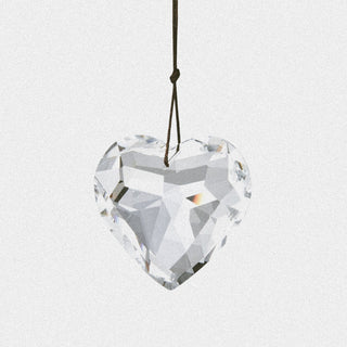 Crystal Heart Prism Suncatcher