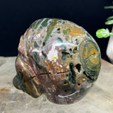 Crystal Skull - Ocean Jasper