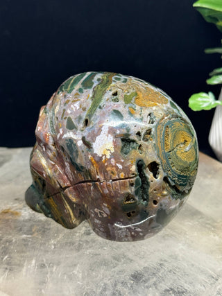 Crystal Skull - Ocean Jasper