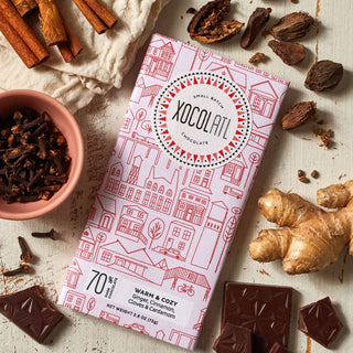 Ginger Spiced Dark Chocolate Bar