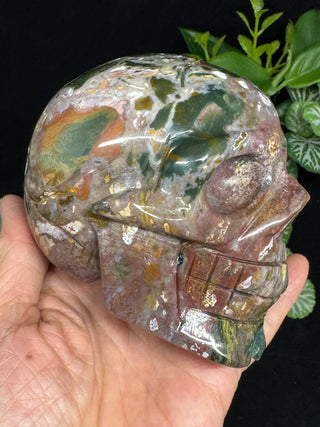 Crystal Skull - Ocean Jasper