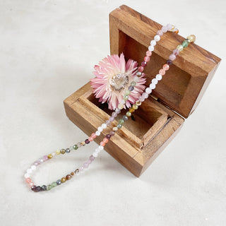 Garden Gemstone Beaded Necklace