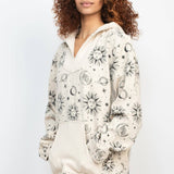 Boho Festival Printed Hoodie - Celestial