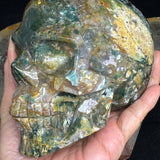 Ocean Jasper Healing Crystal Skull