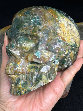 Ocean Jasper Healing Crystal Skull