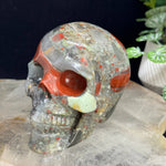 Bloodstone Crystal Skull