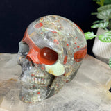 Bloodstone Crystal Skull