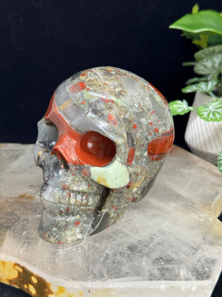 Bloodstone Crystal Skull