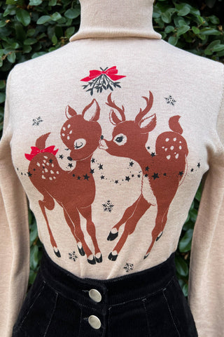 Mistletoe Kisses Turtleneck Sweater