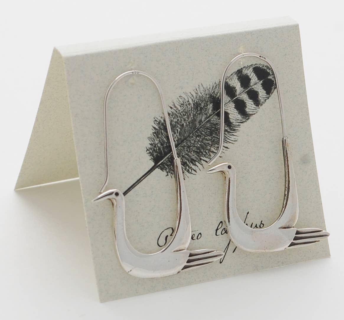 Sterling Silver Bird Earrings