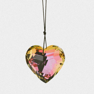 Crystal Heart Prism Suncatcher