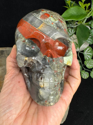 Bloodstone Crystal Skull